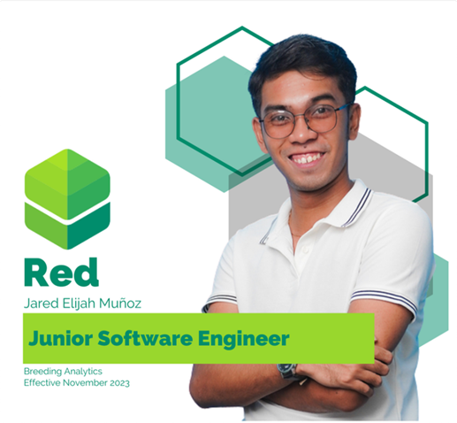 Red, our newest Junior Software Engineer
